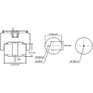 Miech zawieszenia pneumatycznego