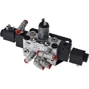 Zawór elektromagnetyczny, 5/2-drożny, Przyłącza ø 6 mm Push-In, Tryb pracy otwarty w stanie bezprądowym