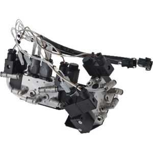 Zawór elektromagnetyczny, 5/2-drożny, Przyłącza ø 6 mm Push-In, Tryb pracy otwarty w stanie bezprądowym