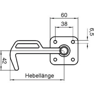 Zamek skrzyniowy, prawa, nitowanie