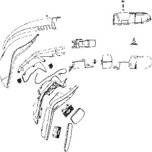 System lusterka, 24V, prawa, ogrzewane