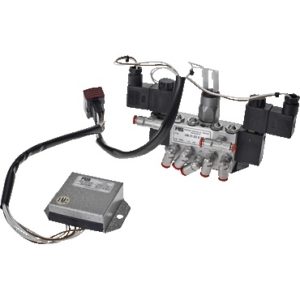 Zawór elektromagnetyczny, Przyłącza ø 6 mm Push-In, Tryb pracy otwarty w stanie bezprądowym