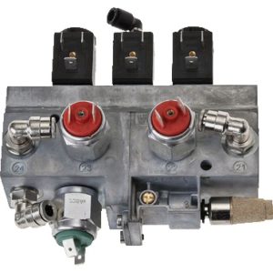 Zawór elektromagnetyczny, Ventura, Przyłącza ø 6 mm Push-In, płaskie złącze wtykowe