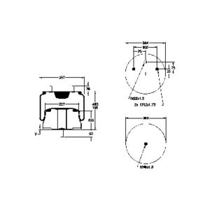 Miech zawieszenia pneumatycznego