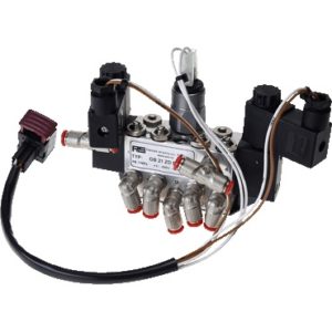 Zawór elektromagnetyczny, 5/2-drożny, Przyłącza ø 6 mm Push-In, Napięcie (V) 24