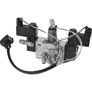 Zawór elektromagnetyczny, 5/2-drożny, Przyłącza ø 6 mm Push-In, Tryb pracy otwarty w stanie bezprądowym