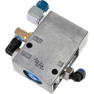 Zawór elektromagnetyczny, 3/2-drożny, Ventura, Przyłącza ø 6 mm Push-In, Tryb pracy otwarty w stanie bezprądowym