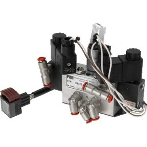 Zawór elektromagnetyczny, 5/2-drożny, Przyłącza ø 6 mm Push-In, Napięcie (V) 24