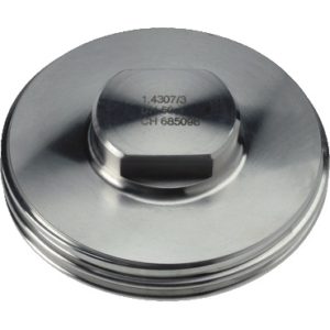 Zaślepka, króciec węża do mleka, 65mm, AWH, Gwint mleczny zewnętrzny (cale) 95×1/6