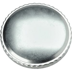 Pokrywa zbiornika, Marka Blau, stal, srebrny, Dla ø otworu (mm) 80