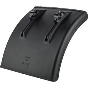 Błotnik ćwierć koła, lewa,prawa, Marka Sauermann, Długość (mm) 1140, Szerokość (mm) 400, ø obejmy (mm) 40-42, Rozpiętość (mm) 1025, Promień (mm) 700